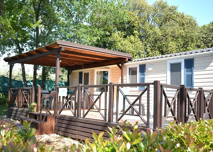West Coast Mobilhome With Xxl Terrace In Naturist Resort Solaris Fkk
