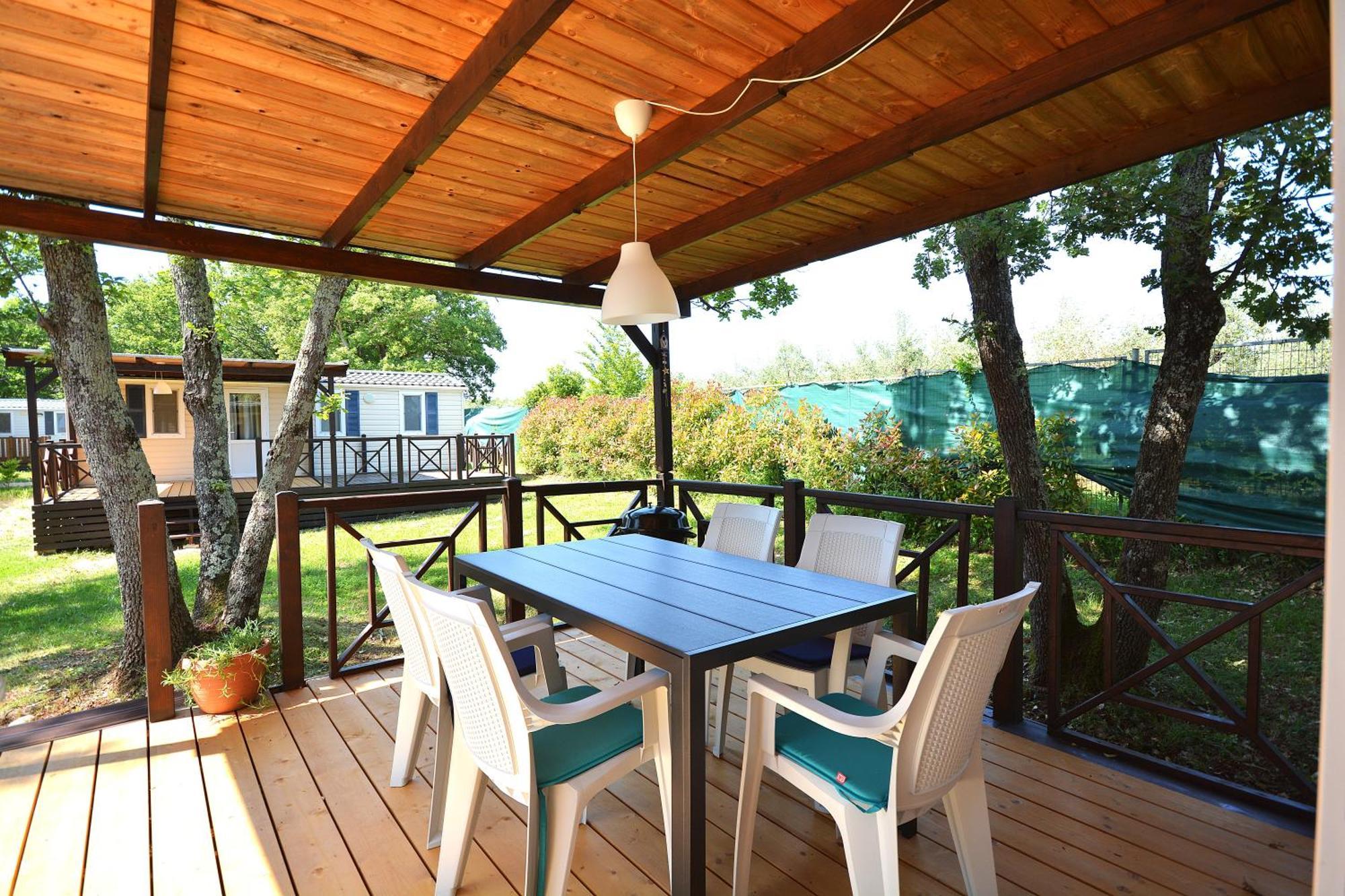 West Coast Mobilhome With Xxl Terrace In Naturist Solaris Fkk Holiday park *